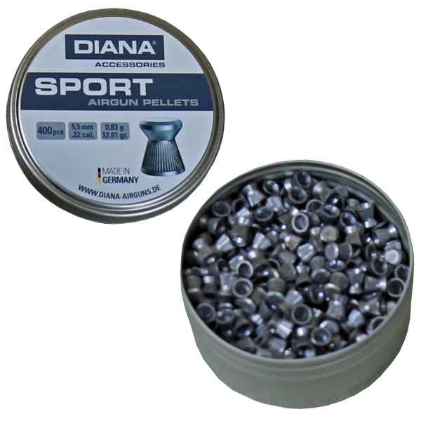 Diana SPORT Diabolos Pellets Match flat head fluted 5.5 mm